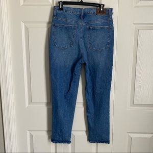 Madewell Classic Straight Jeans Blue Wash
